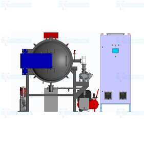 Высокотемпературная вакуумная печь для обжига и спекания отформованных ферритовых изделий СНВС-3.3/17-И2-2ВО при температуре до 1700 градусов от Российского завода-изготовителя